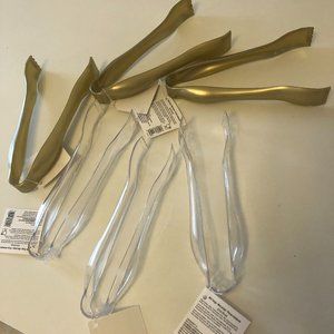 Plastic Mini Tongs - 6 total